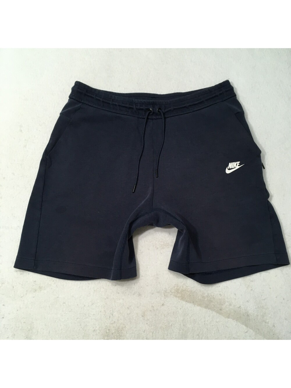 Nike Sportswear Tech Fleece Shorts Obsidian Blue Men Size LARGE